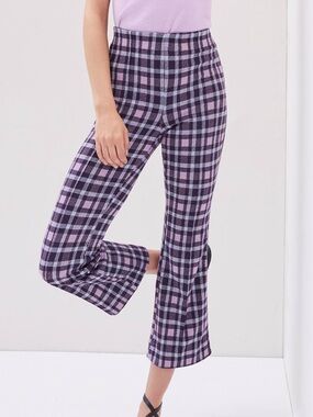 Maeve Cropped Flared Pants